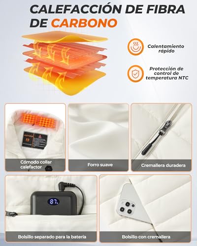 Chaleco calefactable de mujer para ir abrigada con estilo en tus rutas de montaña 5