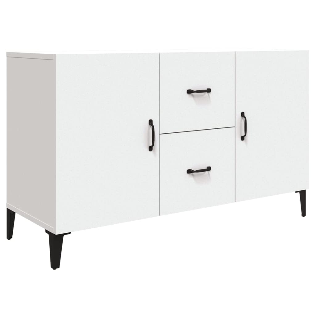 Credenza,Mobiletto Multiuso Madie moderne soggiorno Con scomparti Per Sala da Pranzo Salotto Corridoio Cucina Bianca 100x36x60 cm in Legno Multistrato