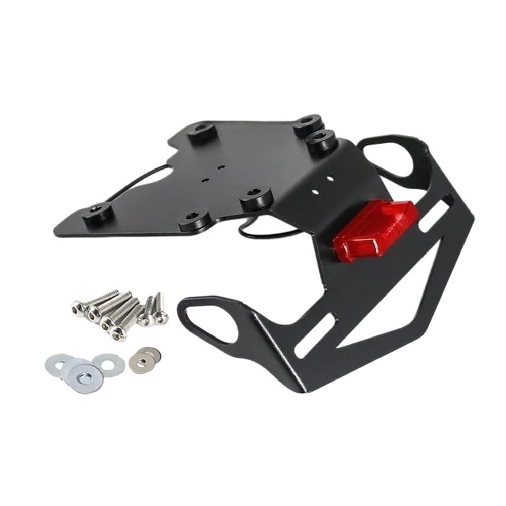 Portatarga Staffa porta targa posteriore per moto con accessori ordinati per coda leggera per Tenere 700 XTZ T700