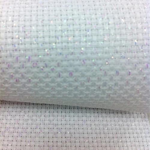 Tela para punto de cruz blanca 14 ct de 100x150 cm