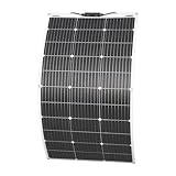 Panel Solar 100W 18V Flexible Placa Solar Robusto para carga en exteriores