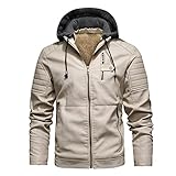 lederjacke weich GENIEßEN SIE MAXIMALEN SCHUTZ: Sie können diese Jacke tragen, um an jeder Aktivität teilzunehmen, die Sie möchten. Unsere Herrenjacke schützt Sie vor starkem Wind und Duschen. Die wasserdichte und winddichte Schale sorgt für maximalen Schutz vor Wasser und kaltem Wind, so dass Sie modisch aussehen und gleichzeitig geschützt sind.