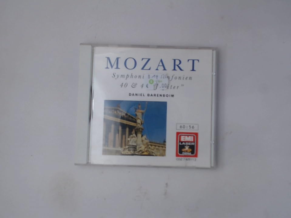 Symphonies 40 & 41 " Jupiter " [Audio CD] Mozart and Barenboim