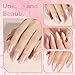 MelodySusie All in One Nail Brush Set & 16Pcs Chrome Nail Powder