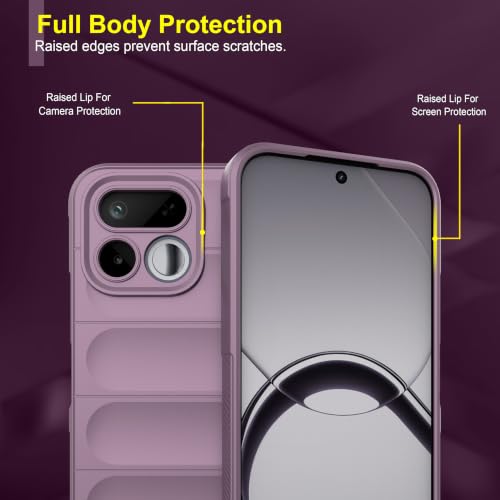 Image of Zapcase Back Case Cover for Realme 16T 5G | Compatible for Realme 16T 5G Back Cover | Liquid Silicon Magic Case with Camera Protection | Lavender