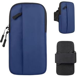 HSTWODE Sportarmband Armtasche dunkelblau