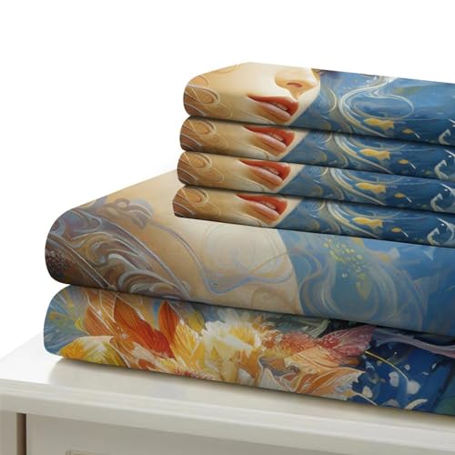 Housse de couette papillon 3D zippée facile à enfiler 200x200