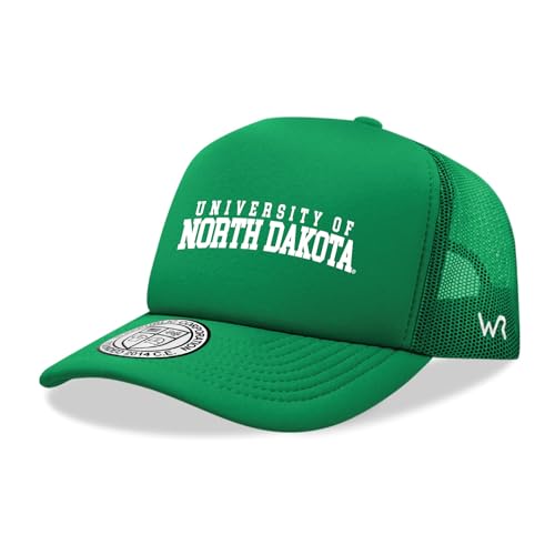 University of North Dakota Fighting Sioux UND Trucker Mesh Snapback Game Day Hat Kelly Green