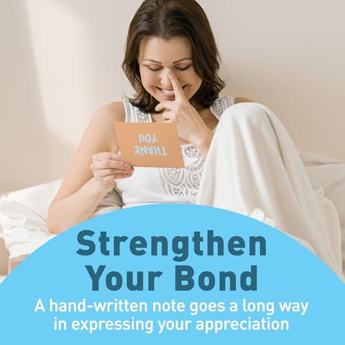 S&O Thank You Cards with Envelopes - Blank Decor sheets for Handwritten Messages -Greeting Notes and Covers Set of 24 - Assorted Thank You Cards with Stylish Color Envelopes to Mix & Match - 4