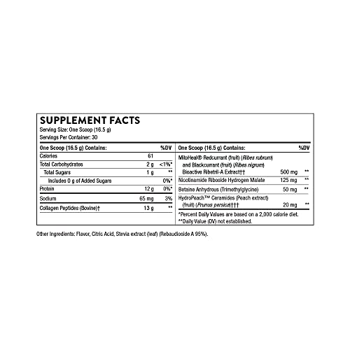 image for THORNE Collagen Plus - Collagen Peptides Powder with Nicotinamide Ribo