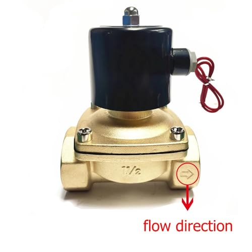 Électrovanne électrique DN25 normalement fermée 12V laiton