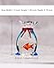 Miniature Glass Goldfish, Tiny Goldfish in a Bag, Dollhouse Glass Red Fish Figurine, for Aquarium Fish Ornament, Dollhouse Miniature DIY, Seaworld Ocean Lover (1PCS)