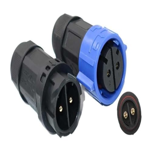 Connecteur d'alimentation LED M25 inverseur de polarité 35 A avec verrouillage baïonnette nylon