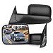 Pair of 1994-2001 Dodge Ram 1500, 1994-2002 Dodge Ram 2500 3500 Pickup Truck Manual Towing Tow with Support Brackets Mirror Left Driver and Right Passenger Set(1994 94 1995 95 1996 96 1997 97 1998 98 1999 99 2000 00 2001 01)