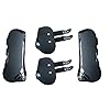 ALEOHALTER Paard Peeslaarzen, Peesbeschermers Fetlock Brace Guard Boots PU Bescherming Wrap Rijden, Achterkant Paard…