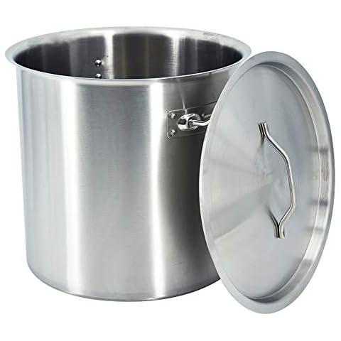 MOOTACO Olla Jumbo de Acero Inoxidable de 17 litros Cover