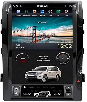 4+64 Android 9.0 Tesla Screen Car DVD Player GPS Navigation Yotaland Cruiser Land LC2002007-2015 VXR GXR