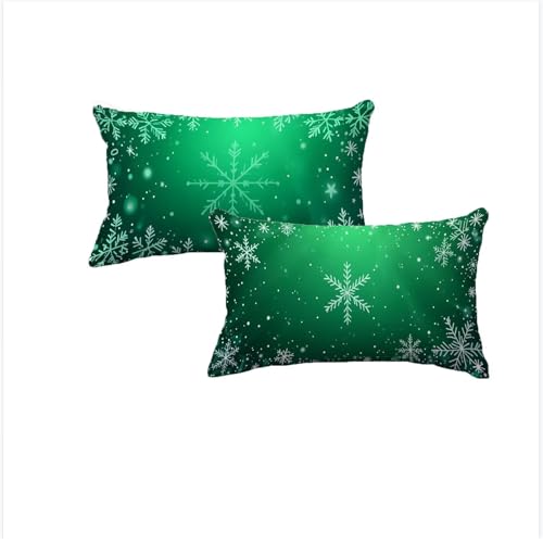 Housse coussin Noël 50x80 velours imperméable avec zip - 2