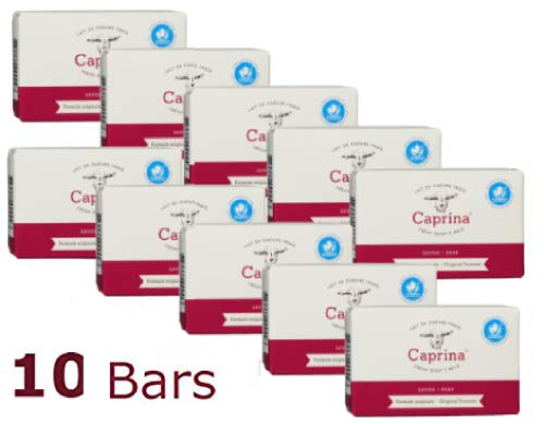 Caprina Canus Original Formula Fresh Goat's Milk Soap 3.9 oz each (10 bars)