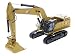 Caterpillar 395 Next Generation Hydraulic Excavator (General Purpose Version) Yellow with Operator and Additional Tools High Line Series 1/50 Diecast Model by Diecast Masters 85709