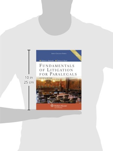 Fundamentals Of Litigation For Paralegals, Seventh Edition With Cd (Aspen College Series) #TOP1