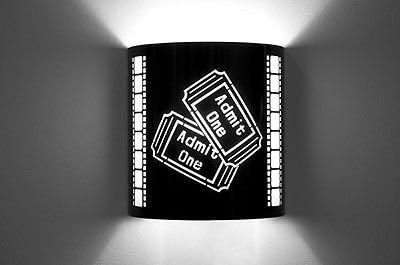 Various Home Theater Sconce Wall Lighting - Cinema Movie Style Wall Sconces - Home Theatre Sconce Design Images - New - USA - Laser Cut (Pop-Corn)