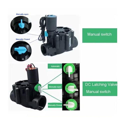 Irrigation N/C 220V 12V 24V DC 1/2" vanne 2 manières agricole