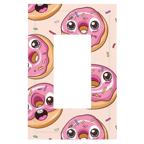 1 Gang Single GFCI Outlet Covers Decorator/Rocker Light Switch ...