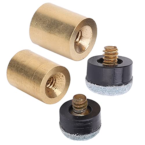 VGEBY Puntas de Taco de Billar para Billar, reemplazos de Puntas de Taco de Billar con Casquillos de Palo de Taco 10 Piezas 12 mm / 13 mm