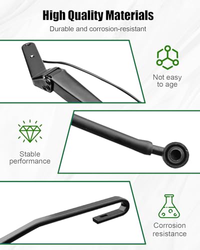 Front Wiper Arms Replace 602-5420 85111394 Fit for Volvo VNL 2008-2014 | for Driver And Passenger Side, Wiper Arm for Right & Left Side
