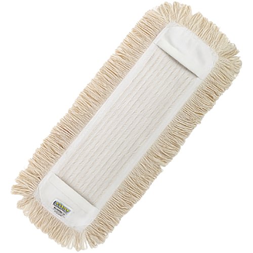 Homexpert MSV V204640-Scopa a Frange, sostituisce per disinfezione, in Cotone, Colore Bianco, 12 x 40 x 30 cm