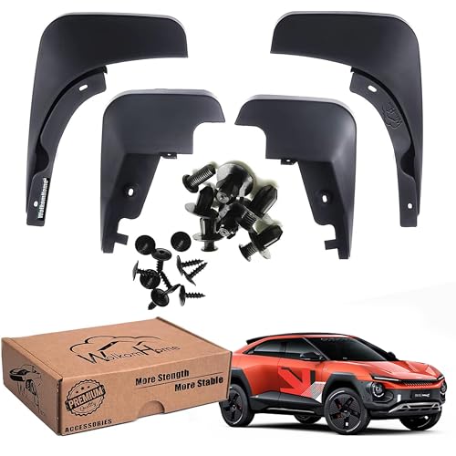 Image of WolkomHome Mud Flap Compatible with BE 6 FE - Durable Splash Guards for Car Exterior Protection