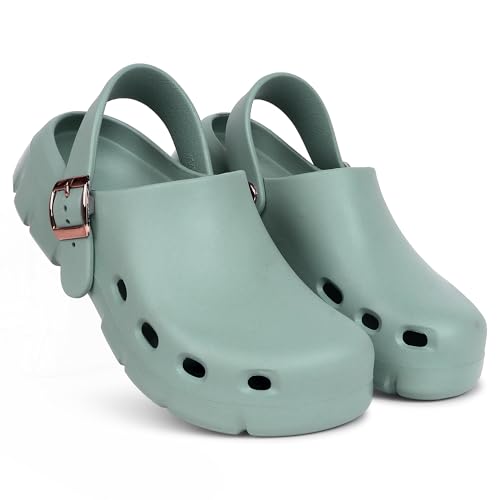 Image of CASSIEY Slip on Sandals Women Comfortable EVA Closed Toe Clogs