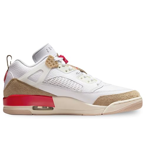 Jordan Spizike Low Men's Shoes (White/Desert Camo/Sail/Fire Red)2