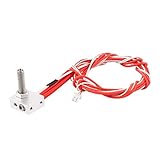 New Lon0167 12V 40W 3D Printer Aluminum Heater Block For Maker Bot w Nozzle Cable Pipes(Drucker-Aluminiumheizung des Drucker-12V 40W 3D für Hersteller-Bot w Düsen-Kabel
