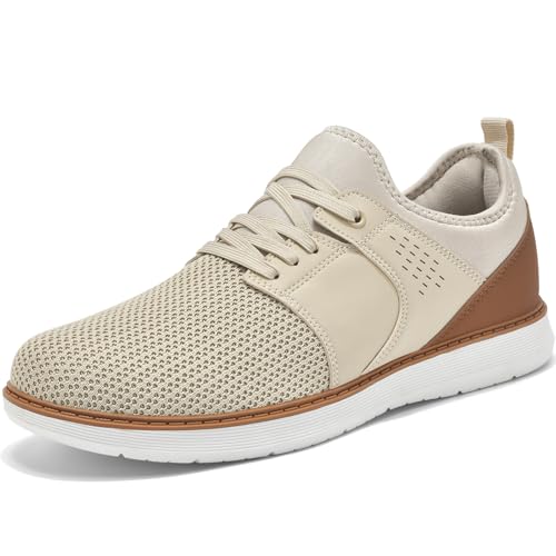 Mens Casual Dress Shoes Slip On Fashion Sneakers Mesh Walking Shoes Breathable Comfortable Non Slip