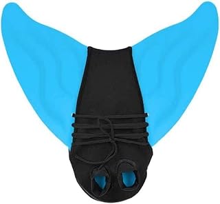 Mermaid Swim Fins for Kids Adults Monofin One-Piece Flipper Swimming Mermaid Tail with Flipper Diving Fins