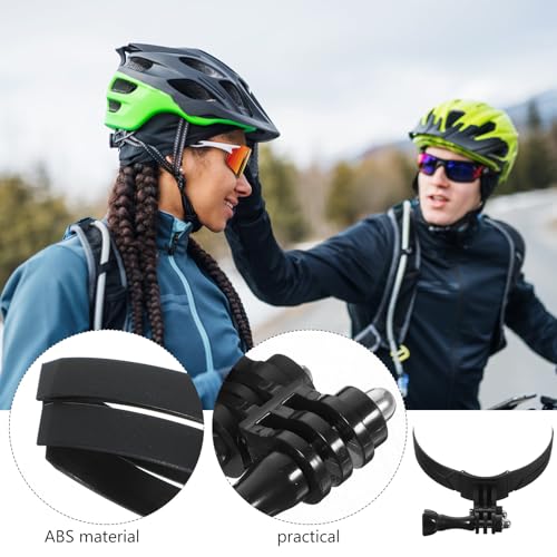 Soporte de barbilla POPETPOP para casco de moto y cámaras deportivas 4