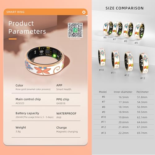 Bague intelligente pression artérielle et santé pour surveiller sa forme sur Android - 7