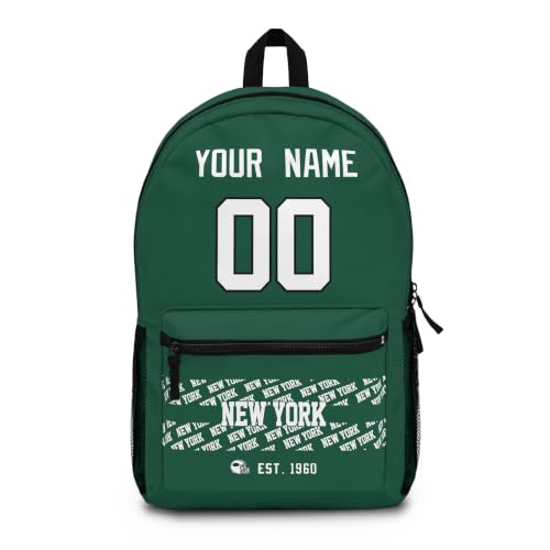Image of New York J School Backpack Custom Gifts for Boys Girls Teens | Custom Name and Number Personalized Bookbag