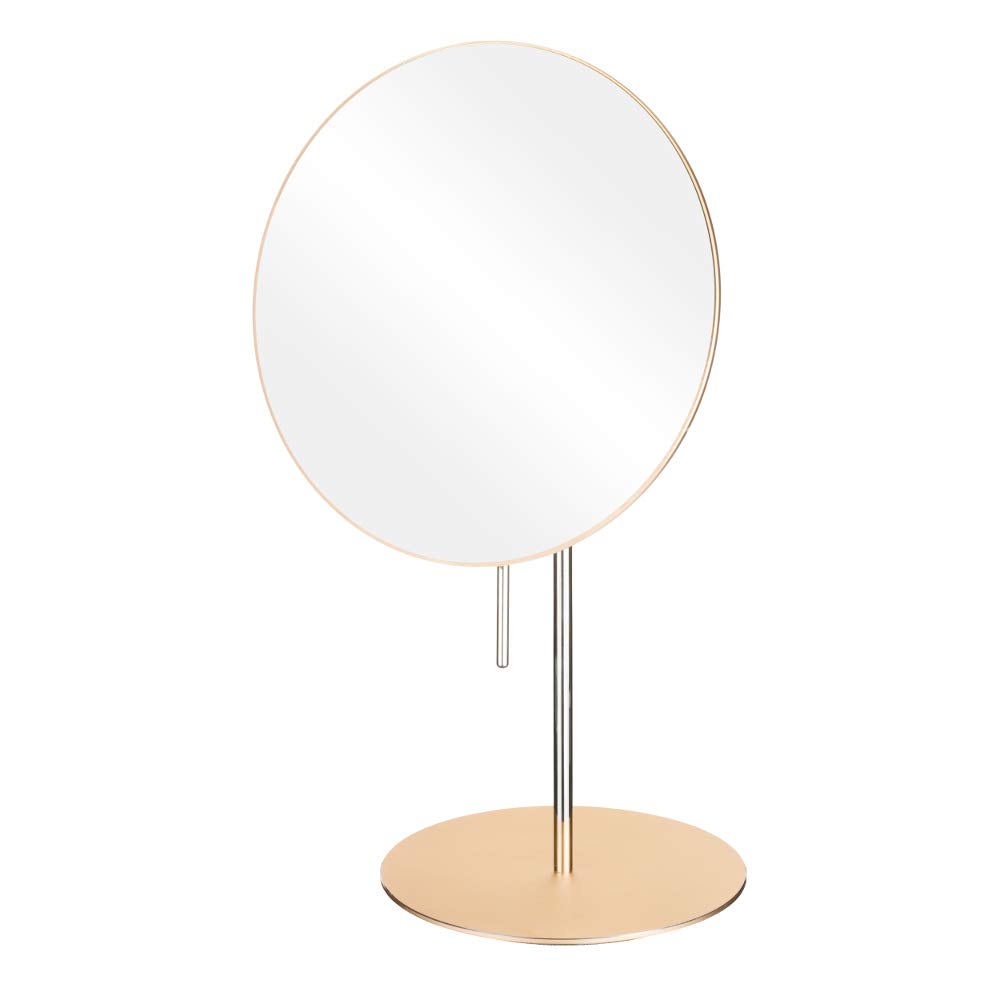 Universal Lighting and Decor Mirror Image Blush Free Standing 3X Magnified Cava Mirror