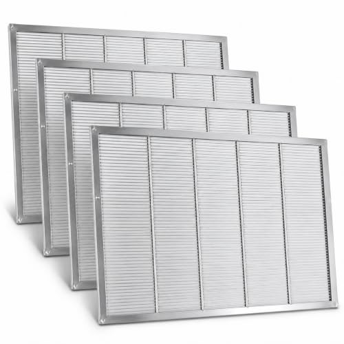 Queen Excluder 10 Frame 4 Pack, Metal Queen Bee Excluder for Lang...