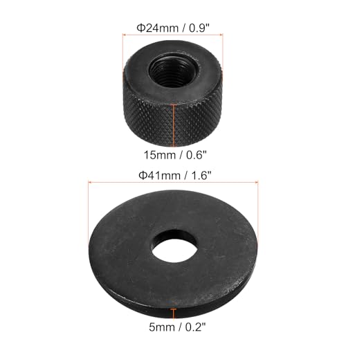 QUARKZMAN Knockout Punch Draw Stud Zubehör M10 Gewinde Hydraulische Verriegelungskappe Dichtung Lochstanzen-Set Verfügbar für hydraulische Treiber