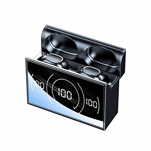 HEATED Kopfhörer in Ear mit aktiver Geräuschunterdrückung und Langer Akkulaufzeit for True-Wireless-Erlebnis bei Telefonaten und Musik (Color : Black) Cover