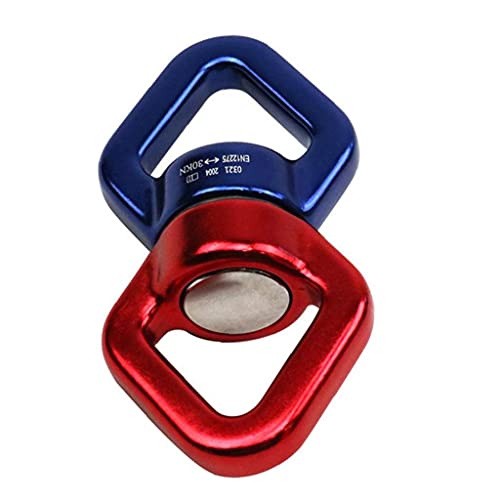Touw Swivel Connector 30KN Swing Swivel Magnesiumlegering Micro Rotator Swing Spinner Climbing Carabiner voor training… - Afbeelding 4