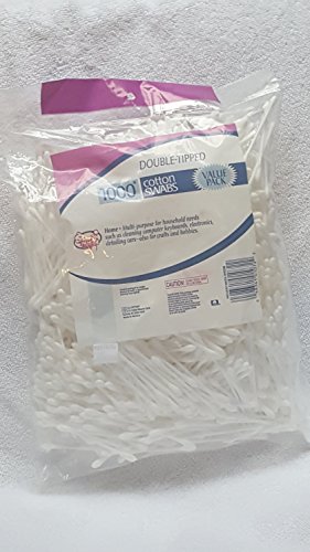 Double Tipped Cotton Swabs - 1000 Count - by Iconikal