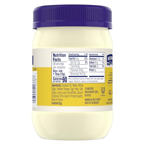 Image of Hellmann's Real Mayonnaise 15oz, Mayo Jar Sandwich Spread, Gluten Free 1PK | For sandwiches, dips, dressings and simple meals; cage-free eggs; gluten-free; 15 oz.