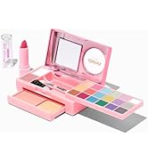 Claire's Club Kids Makeup Sets for Girls - Pink Camera Make Up Set - Washable, Play Pretend Beaut...