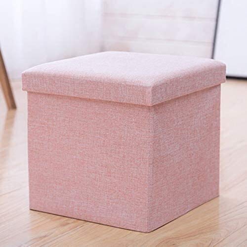 Repose-Pieds carré pour Gagner de l'Espace | Tabouret Coffre de Rangement
