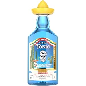 Bandido Hair Tonic For Men 250 ml, verfrissend haarwater voor heren, anti-roos, haartonicum, vermindert haaruitval, ondersteunt de haargroei, herstelt roos en gespleten haarpunten.